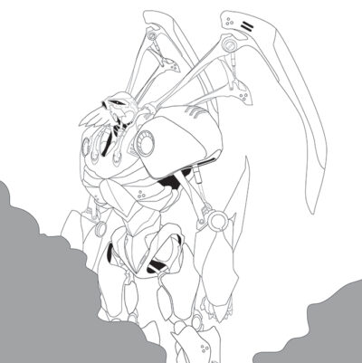 "Mortem ex machina" mecha concept. 