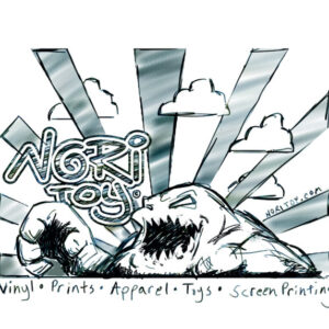 Nori "Kaiju" shirt design. 