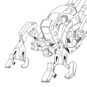 "AB1" mecha concept. 