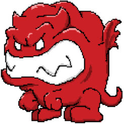 Devil Dog enemy character from "Nori and the Curry Caper".