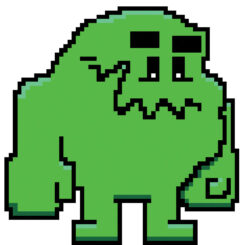Pixel art Nori from "Nori and the Curry Caper"
