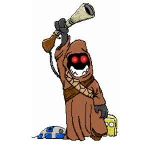 Star Wars Jawa fan art for Toys "R" Evil blog. 